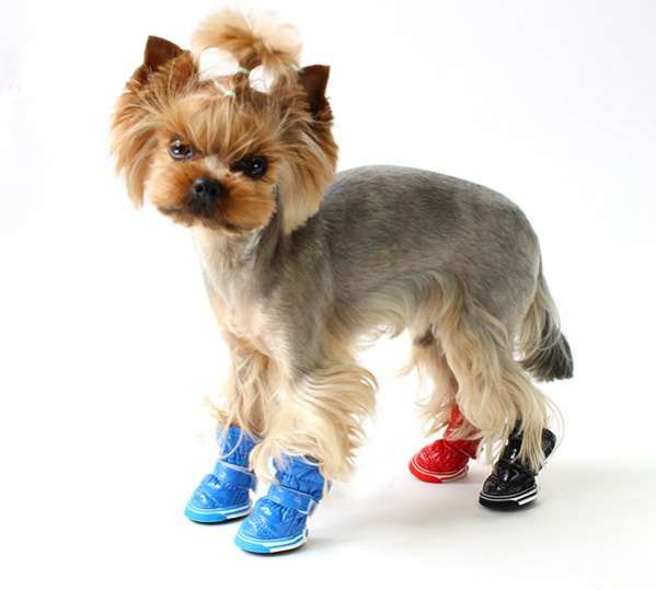 Зимние ботинки для собак Луноходы с липучкой
