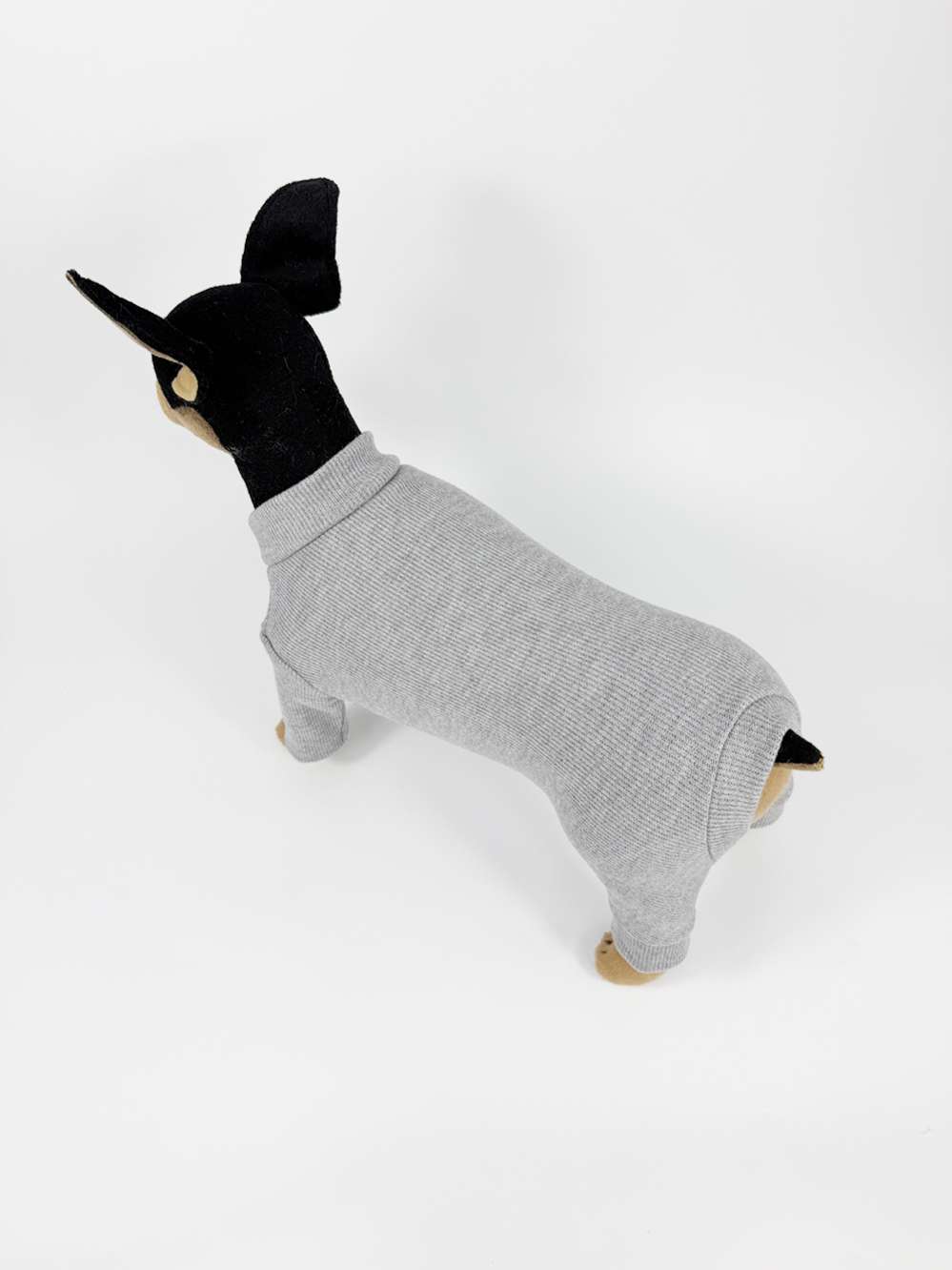 Костюм-боди для собак Puffy Сумерки серый