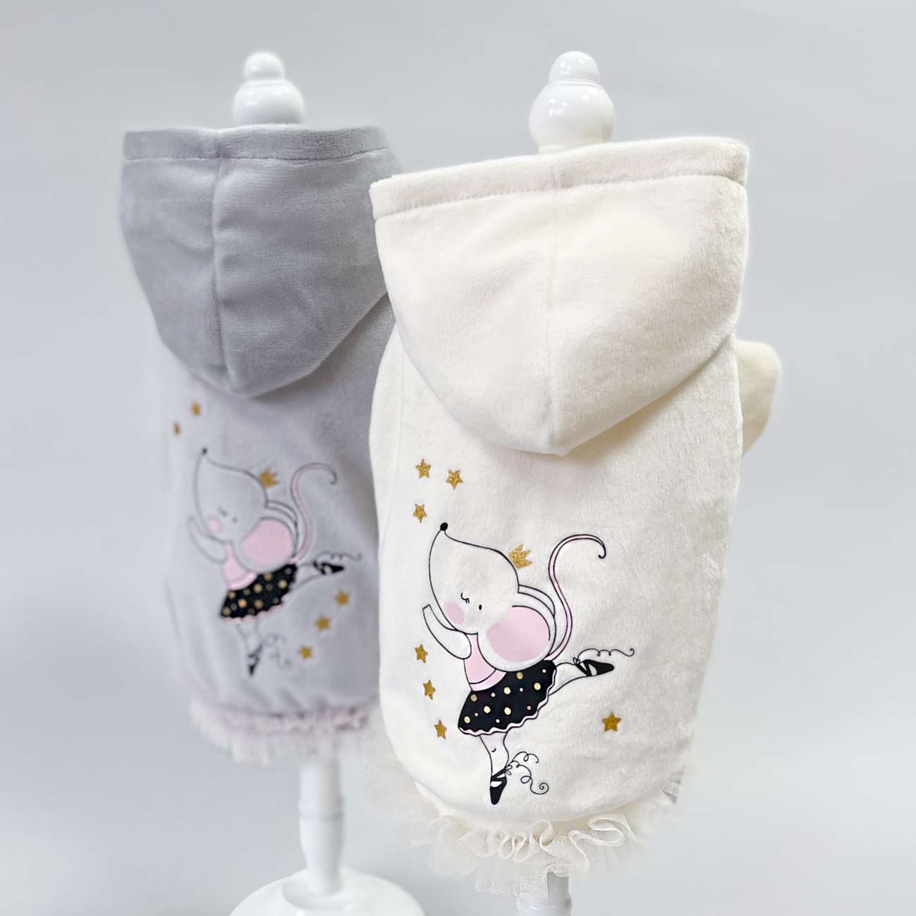 Толстовка для собаки велюровая Puffy Тутси