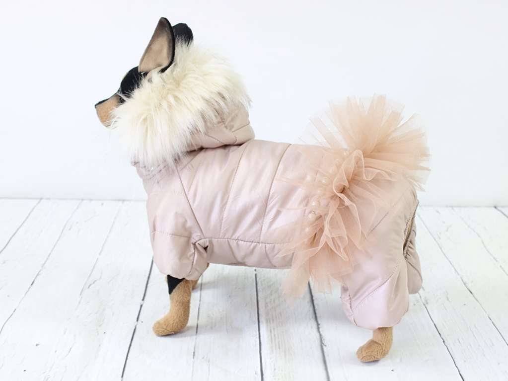 Комбинезон для собак Puffy Айвори