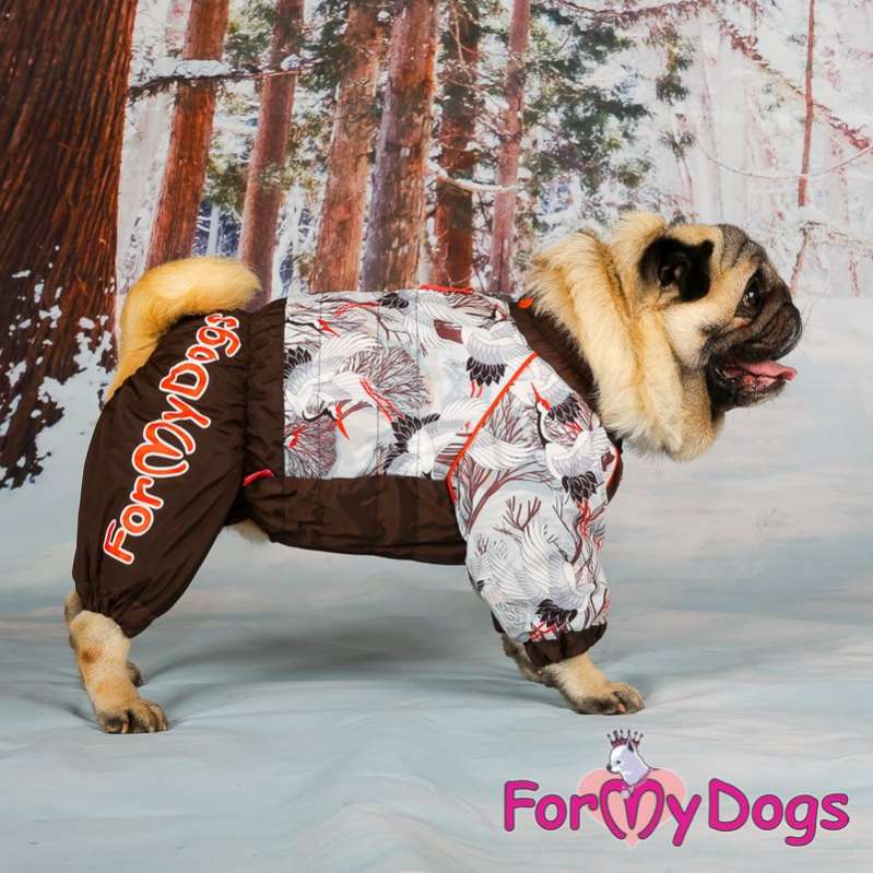 Комбинезон для собак на широкую грудь ForMyDogs Аисты