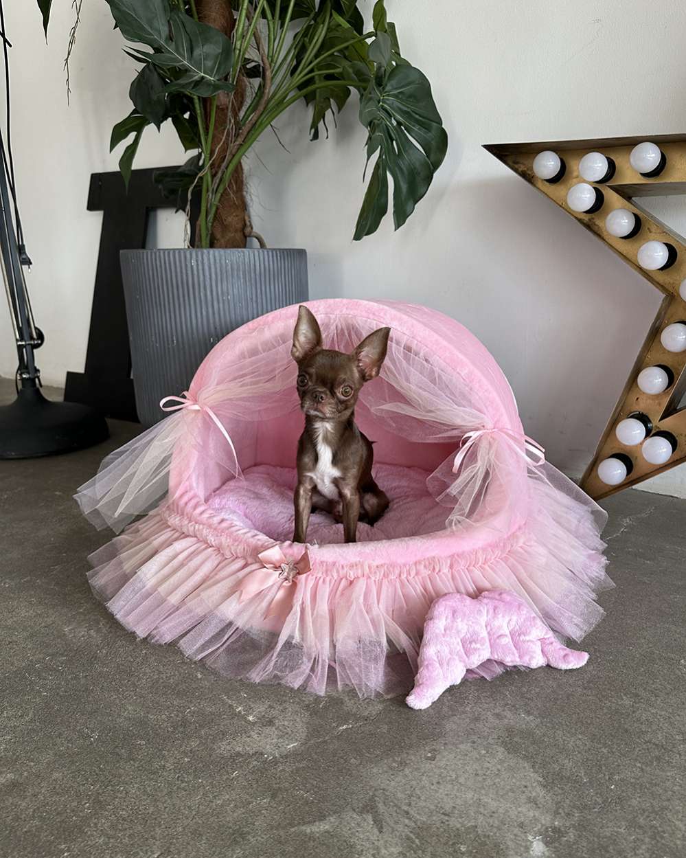 Домик для собаки со шторками Puffy Барби