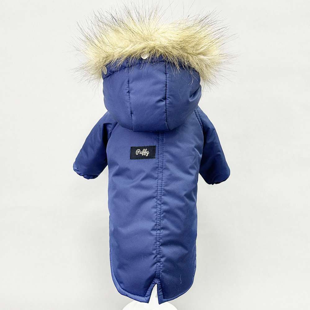 Парка Puffy Спайк Синяя