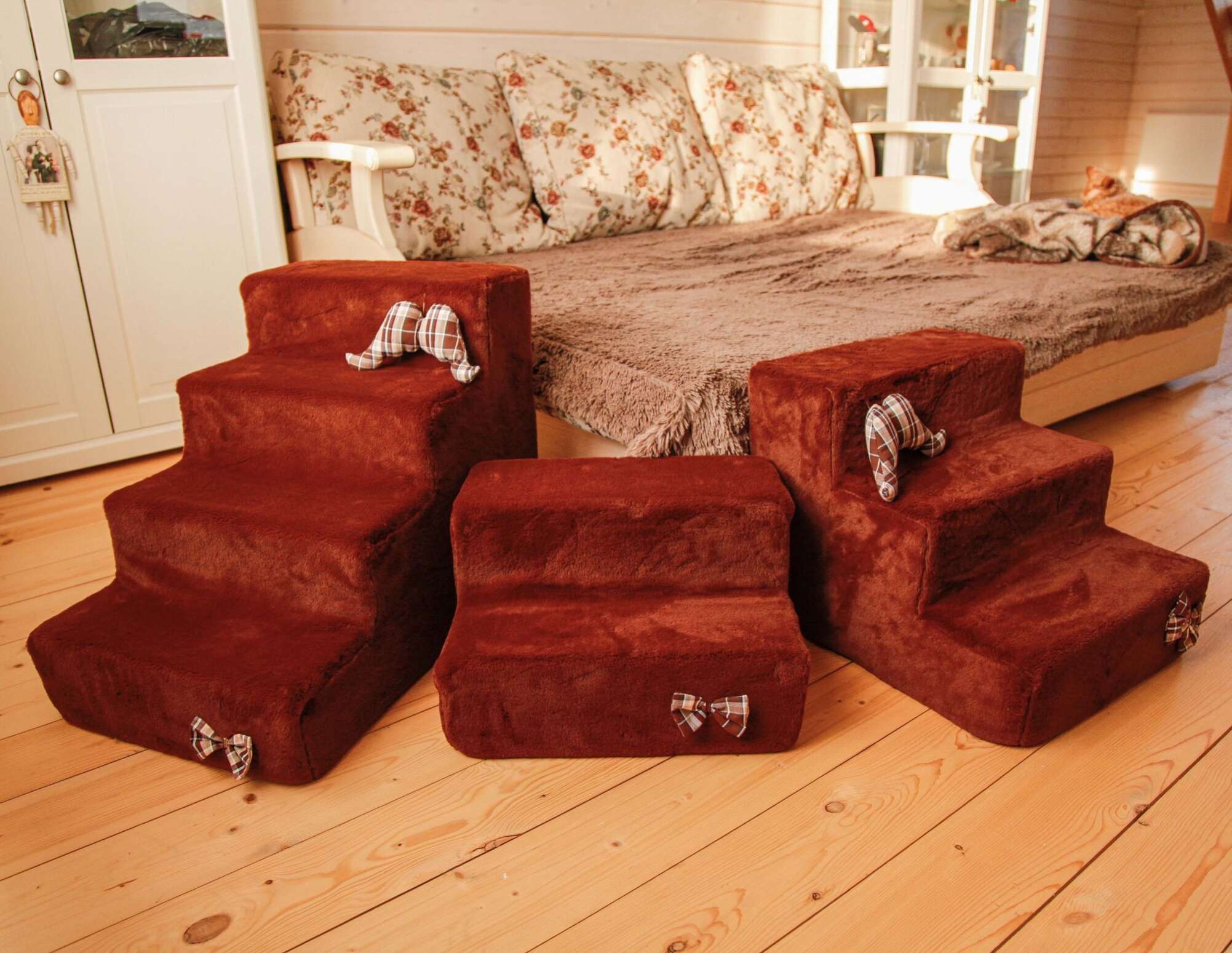 Лестница для собак Puffy Каштан