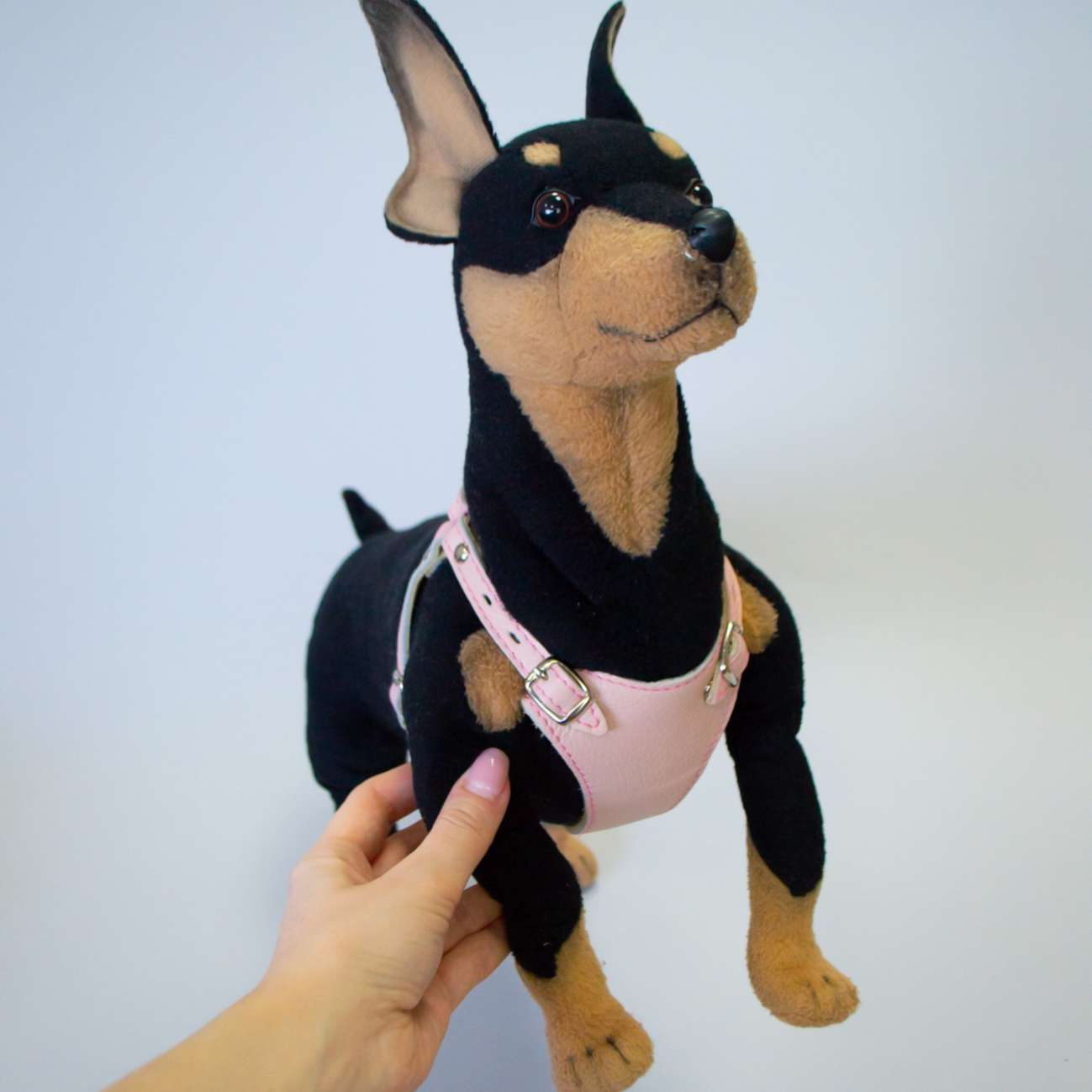 Кожаная шлейка для собак Белла