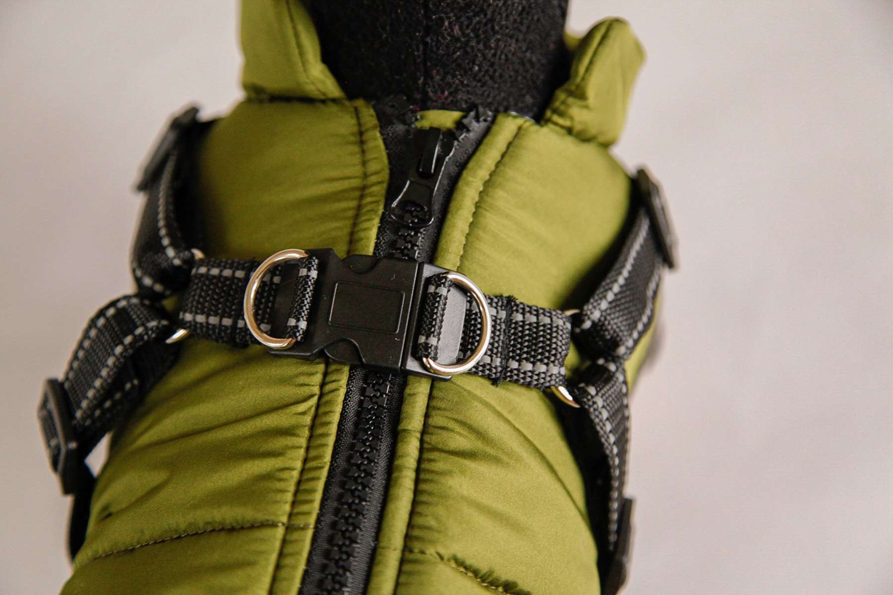 Жилет со шлейкой для собаки утепленный Pet Фикси