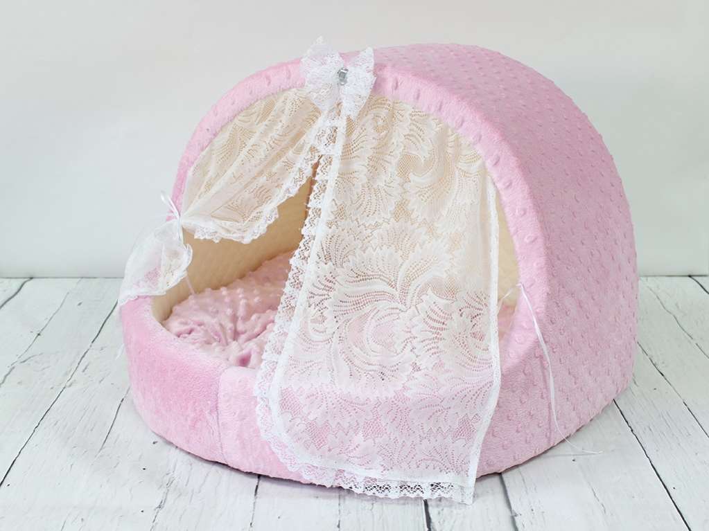 Домик для собаки со шторками Puffy Лилия