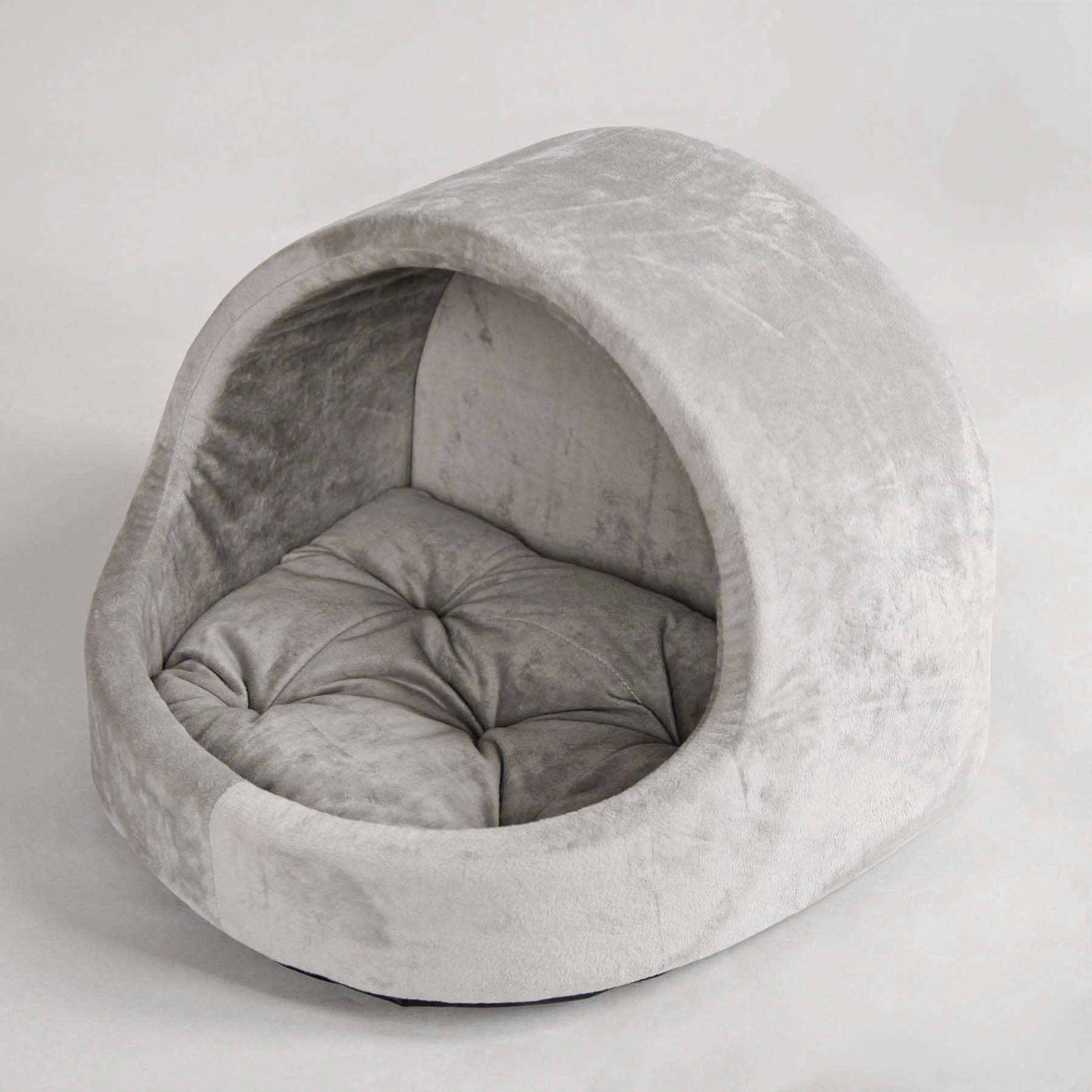 Домик для собаки круглый Puffy Пепел