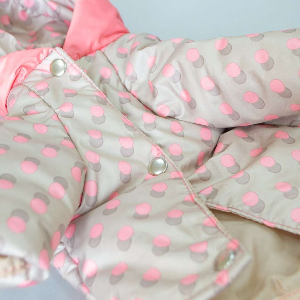 Куртка для собаки  Горошки