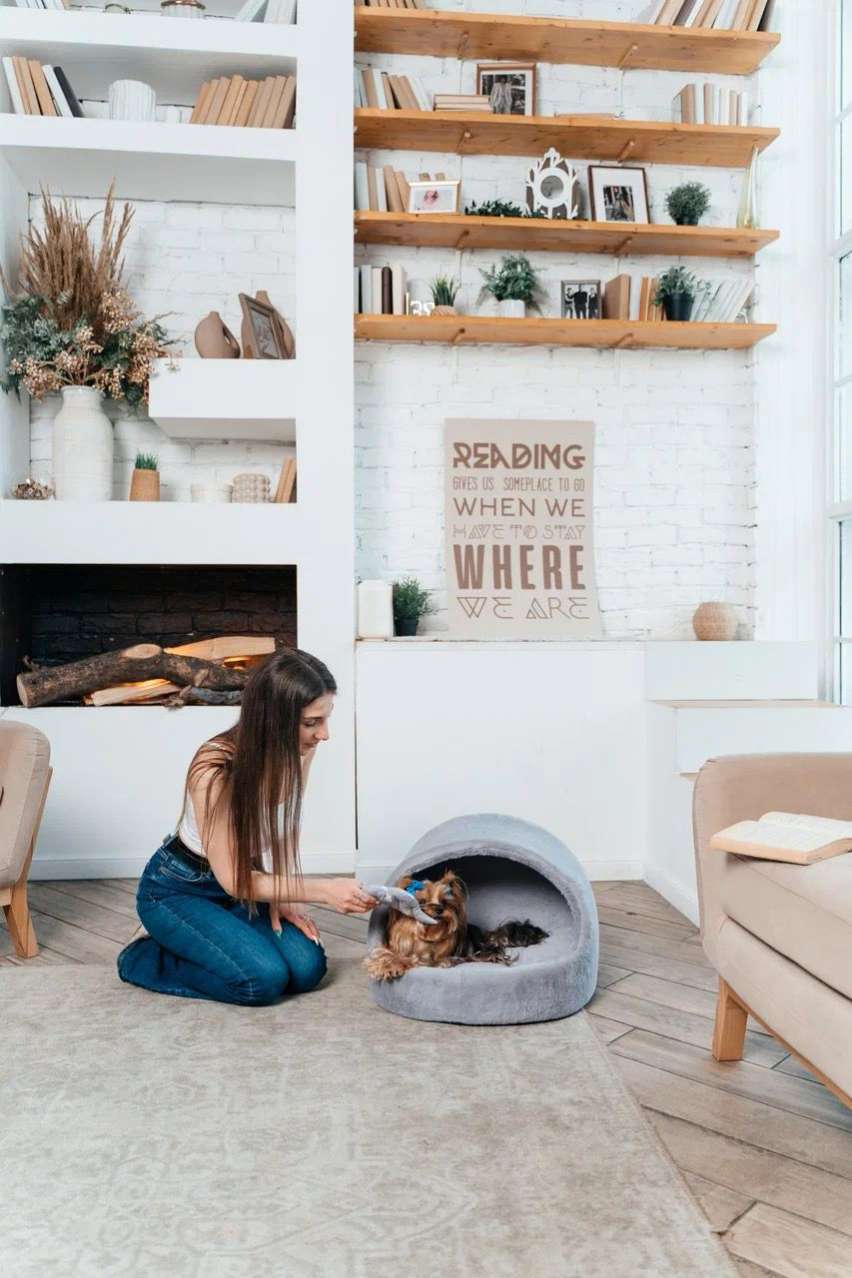 Домик для собаки круглый Puffy Сумерки