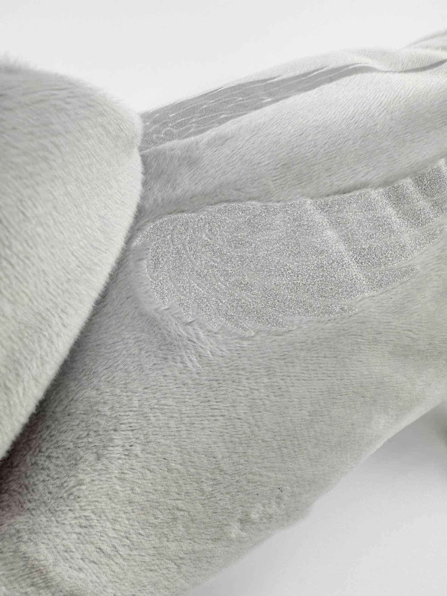 Велюровый костюм для собак Puffy Крылья серый