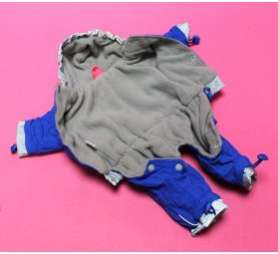 Дождевик для собаки утепленный ForMyDogs Футбол