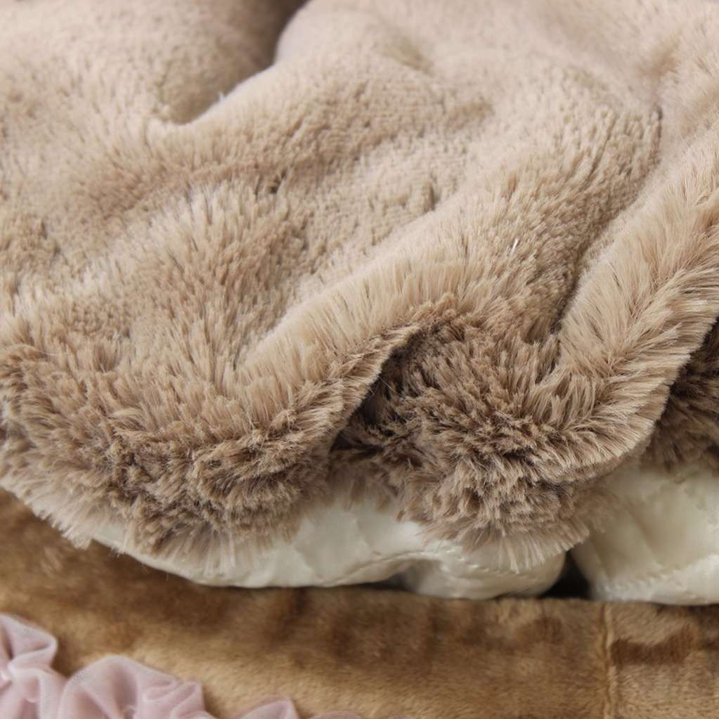 Домик для собаки со шторками Puffy Мокко