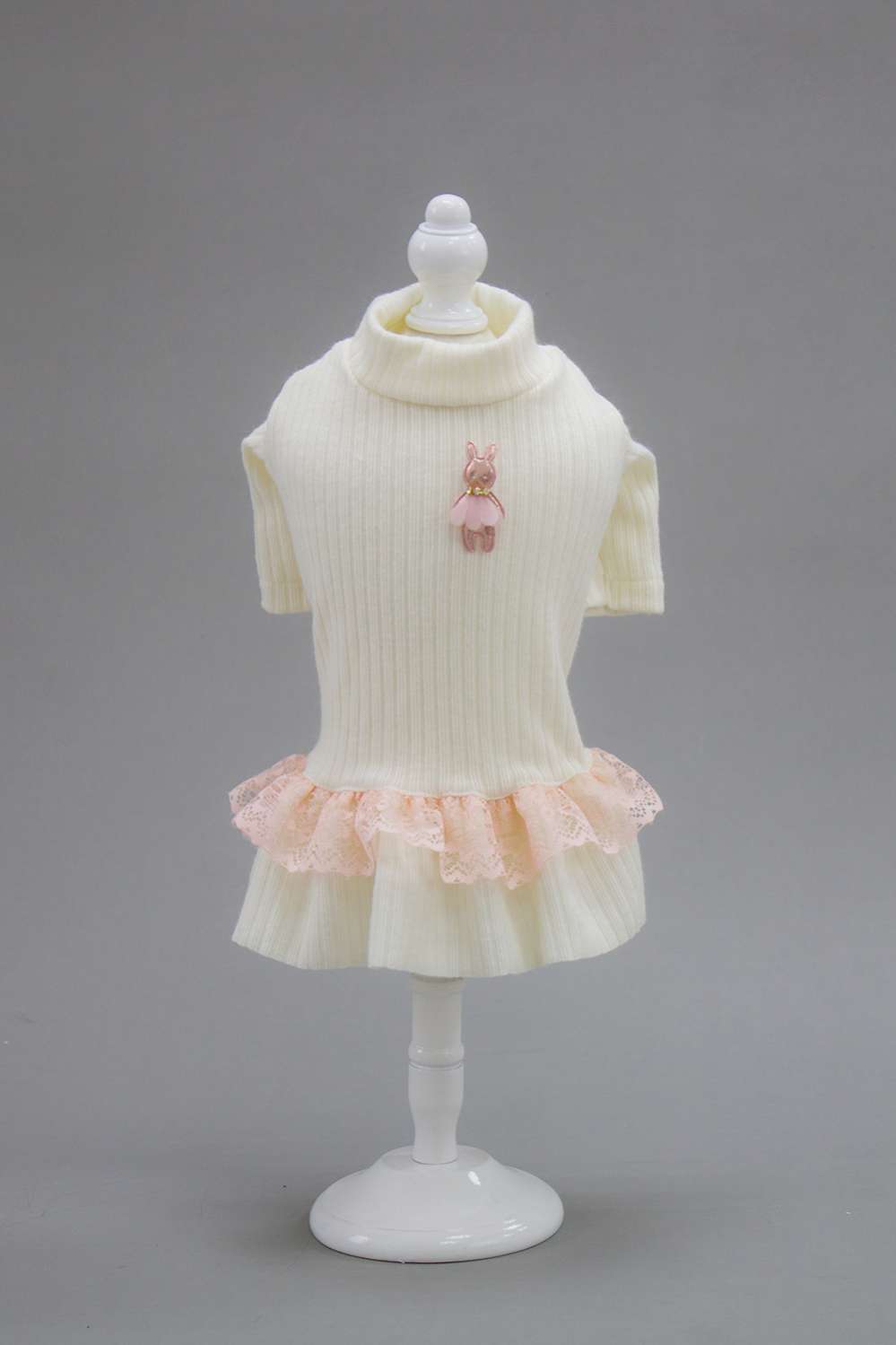 Платье для собак Puffy Лапша молочный