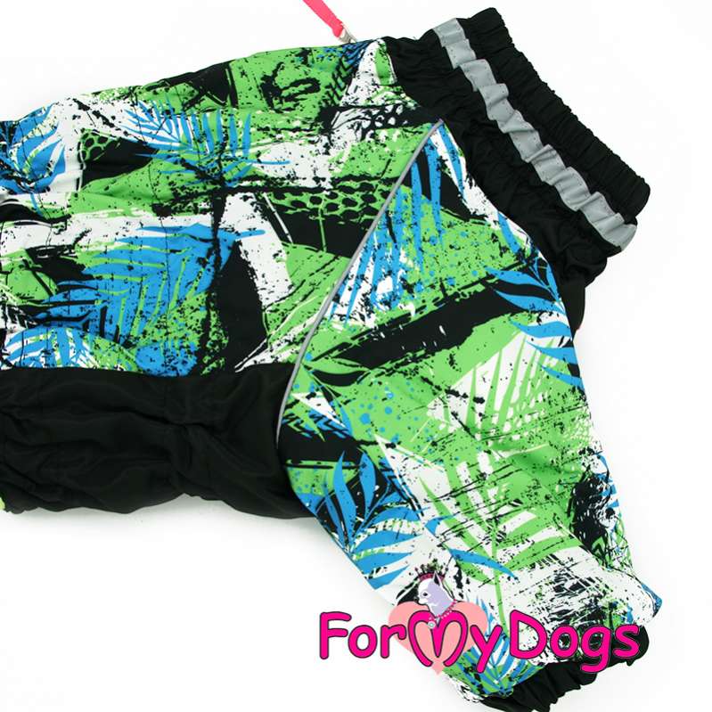 Комбинезон для собак на широкую грудь ForMyDogs Листья