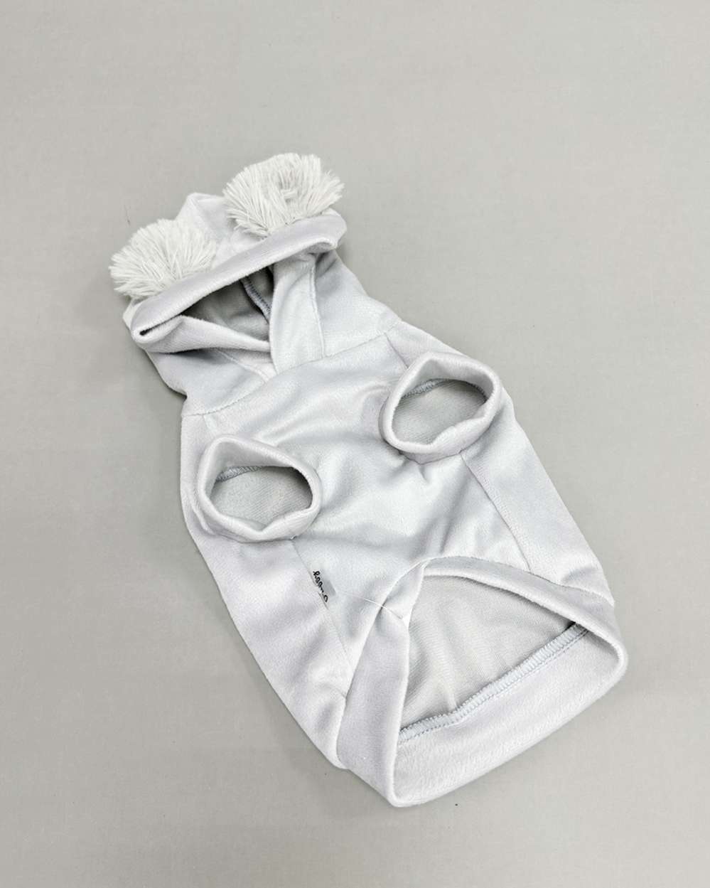 Толстовка для собаки велюровая Puffy Тедди серая