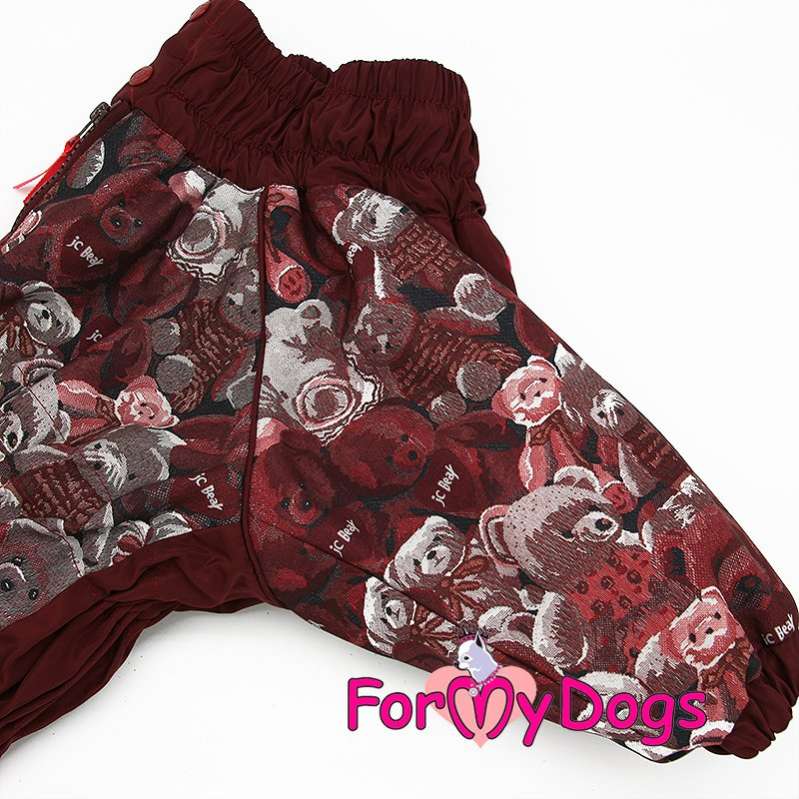 Комбинезон для собак на широкую грудь ForMyDogs Мишки