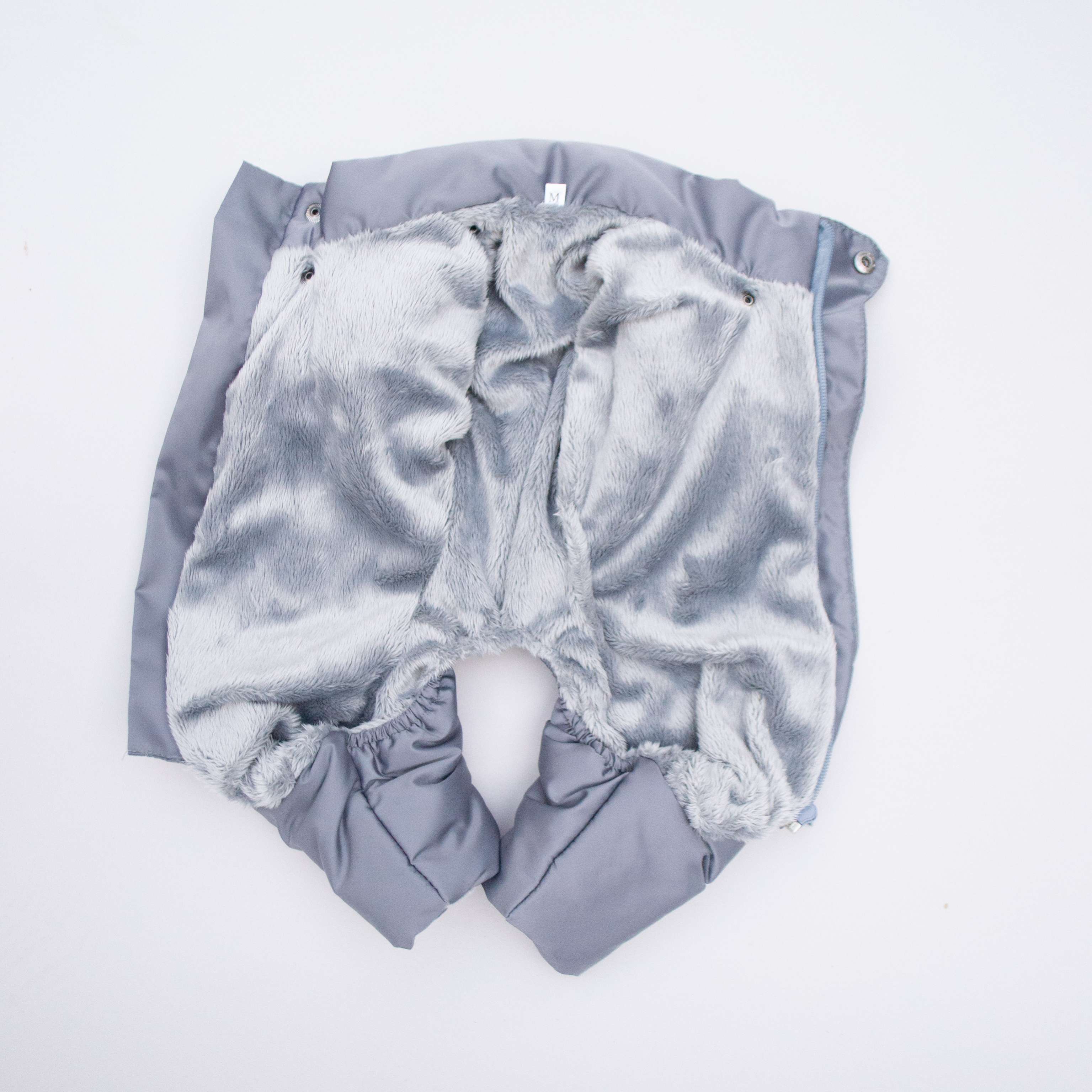 Зимний комбинезон для собак Полярное сияние Сталь