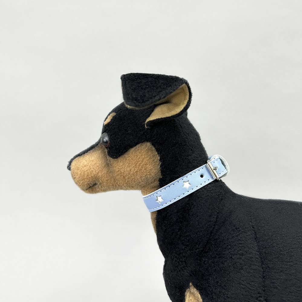 Ошейник Puffy для собак с высечкой на подложке, Звёздочки