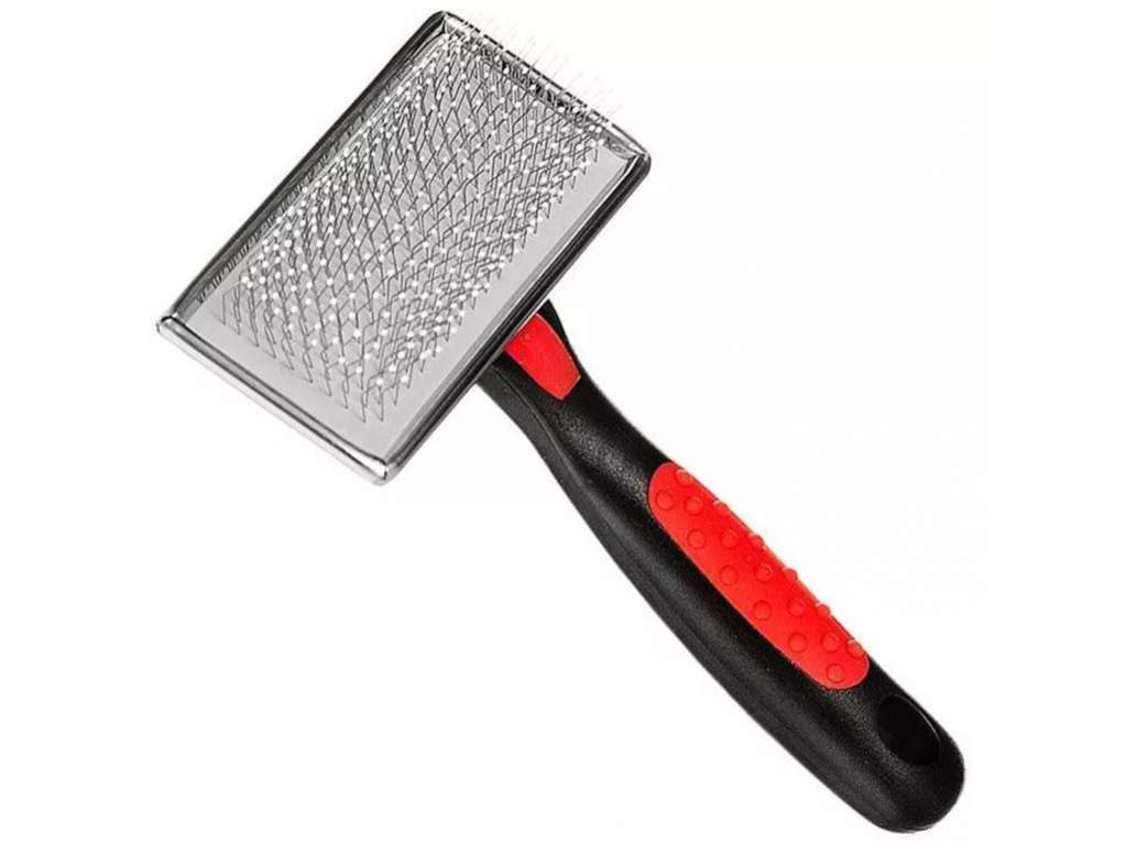 Пуходерка для собак Line металл с каплей