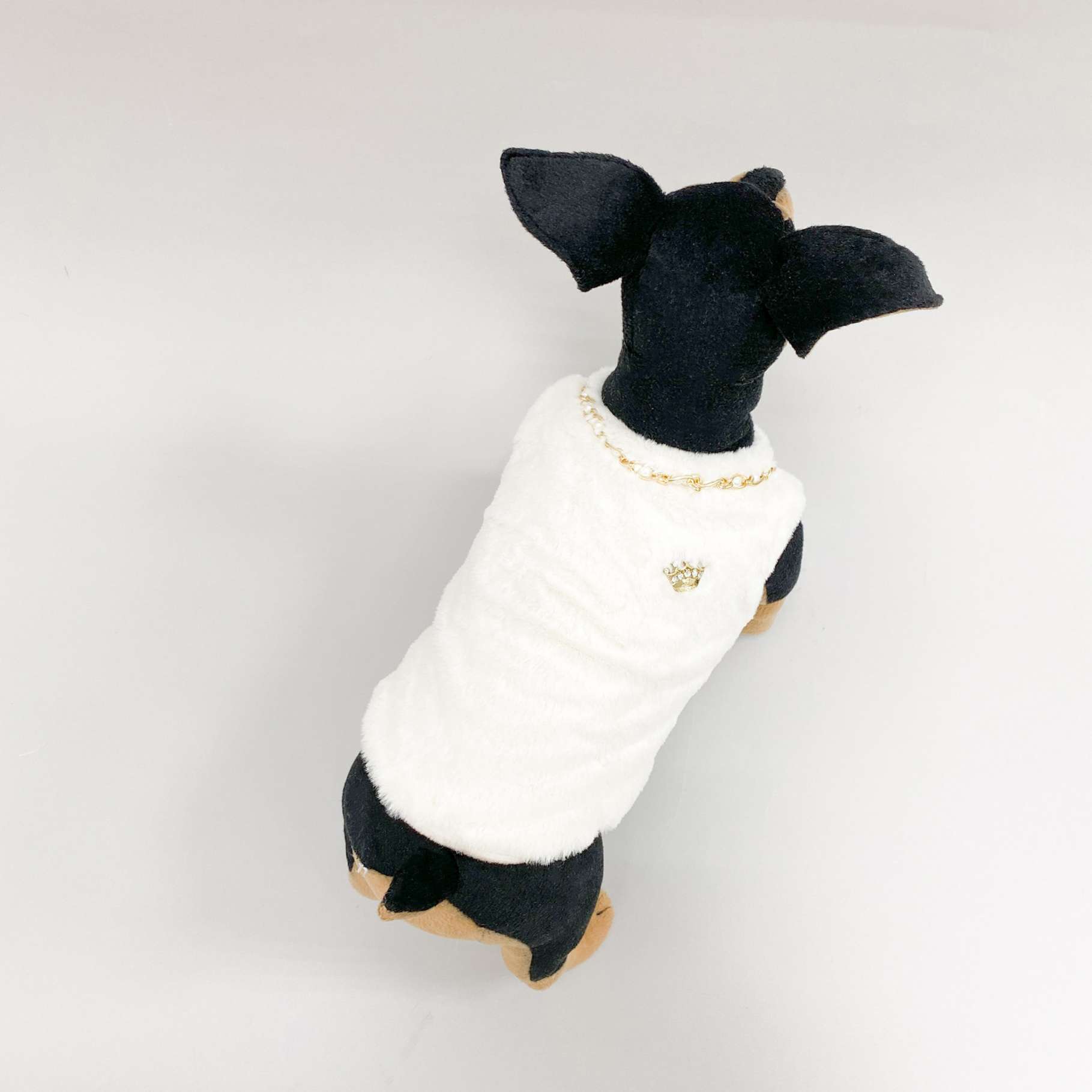 Меховая жилетка Puffy Морозка молочная