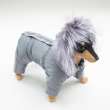 Зимний комбинезон для собак Северное сияние Сталь