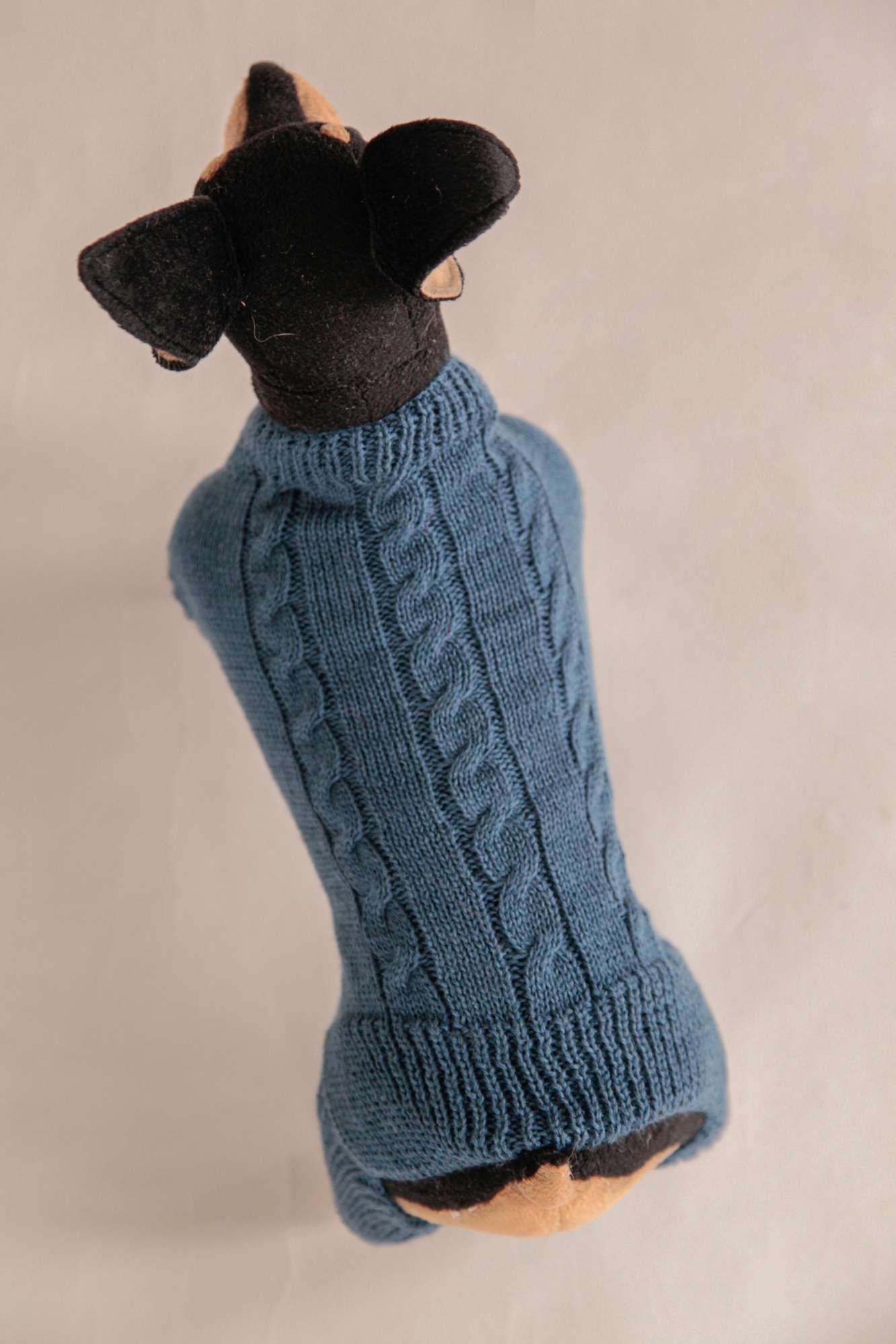 Вязаный костюм для собак Puffy Косички