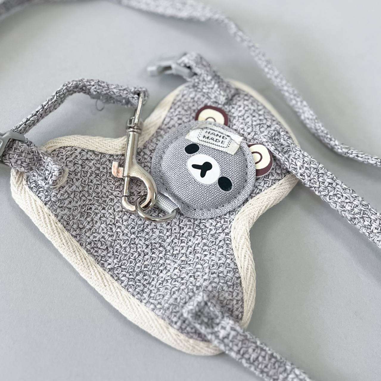 Шлейка с поводком для собак Pet Мишка