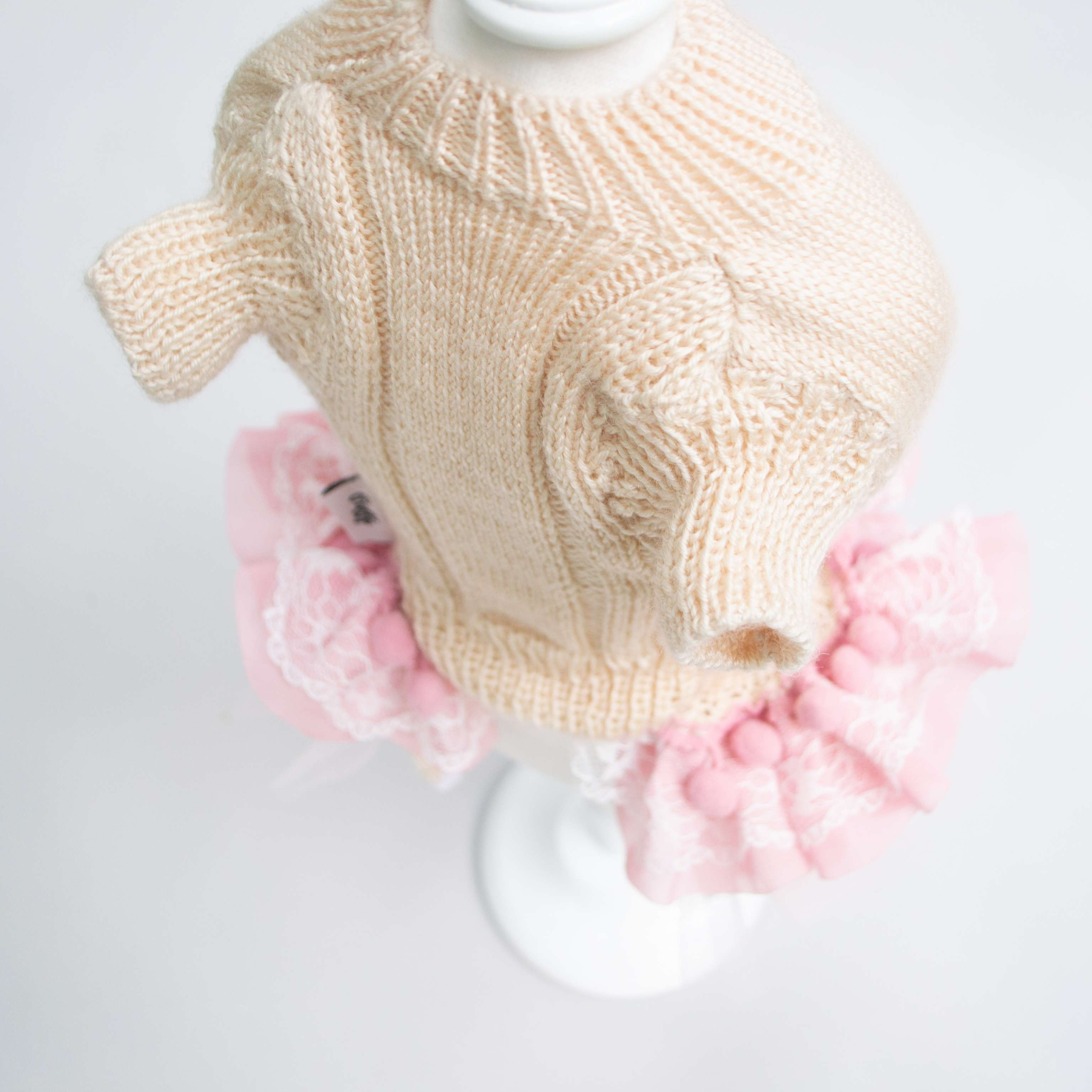 Шерстяное платье для собак Puffy Ирэн