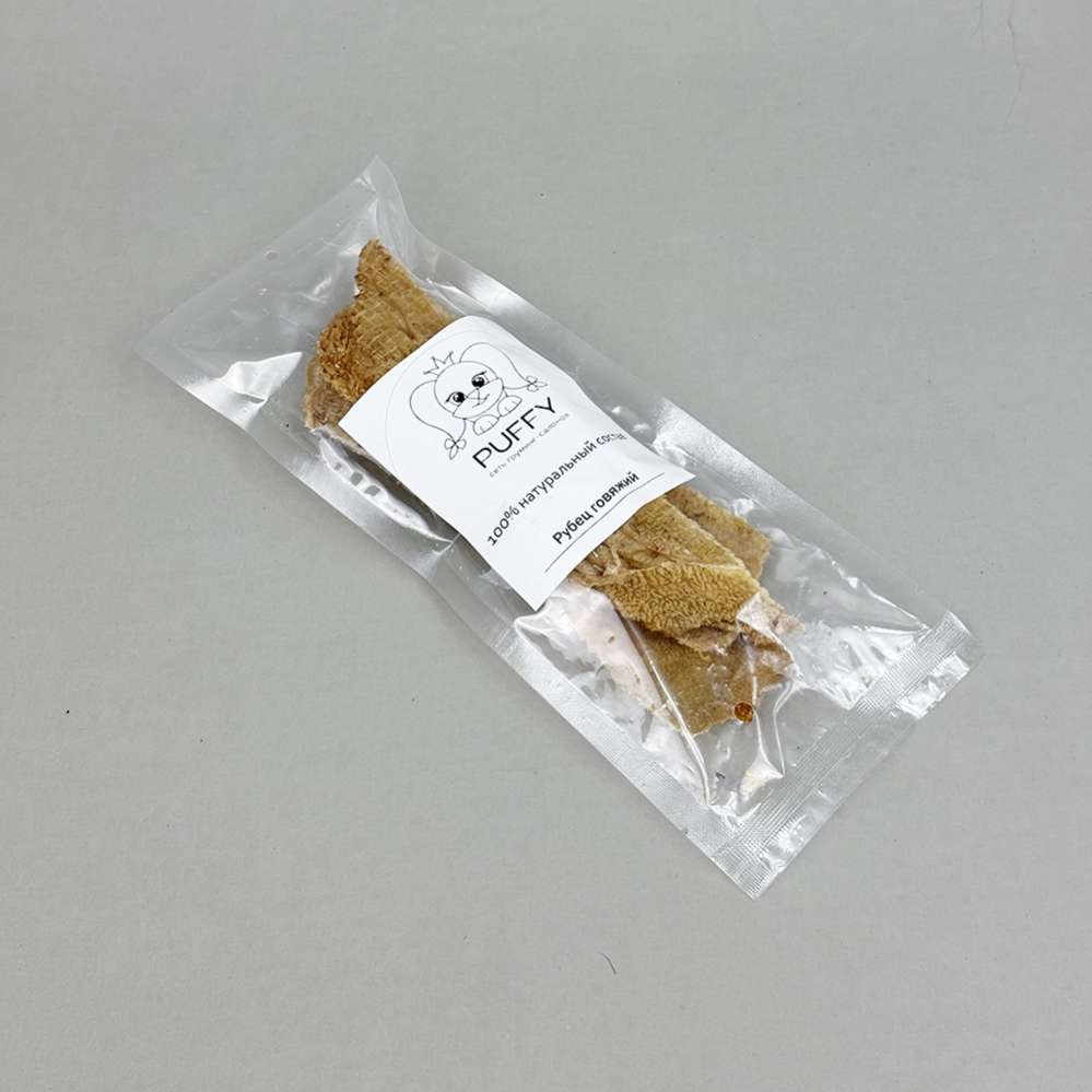 Натуральное лакомство Рубец говяжий (желудок) малый, 40г