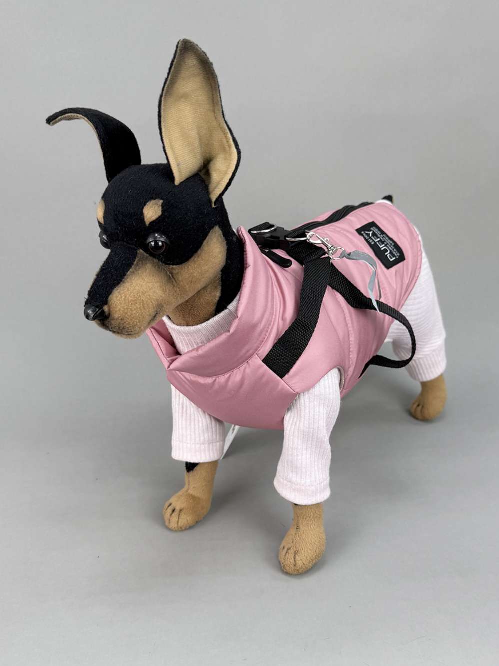 Костюм-боди для собак Puffy Лапша Розовый