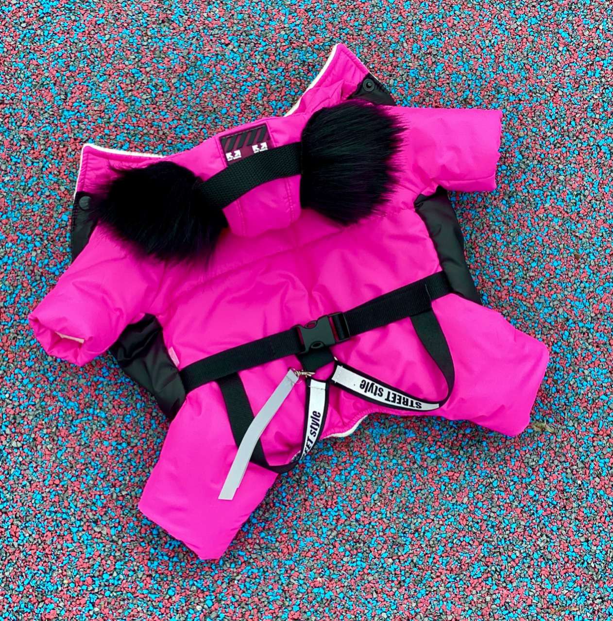 Зимний комбинезон для собак Premium Скай