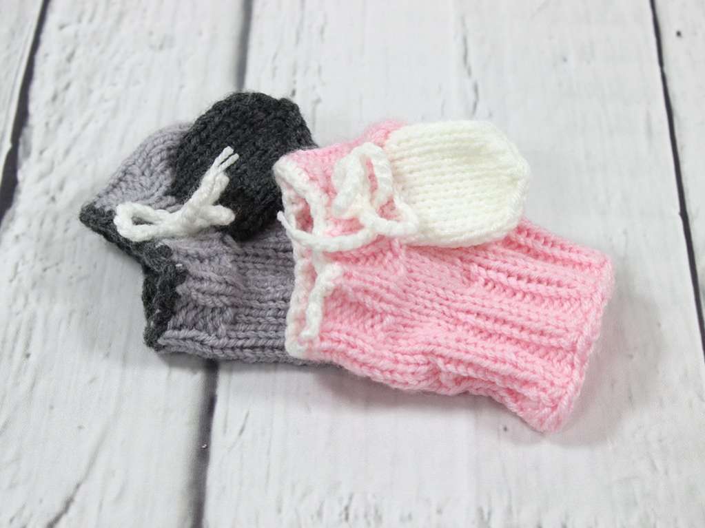 Вязаная шапка для собаки капор Puffy Ушастик