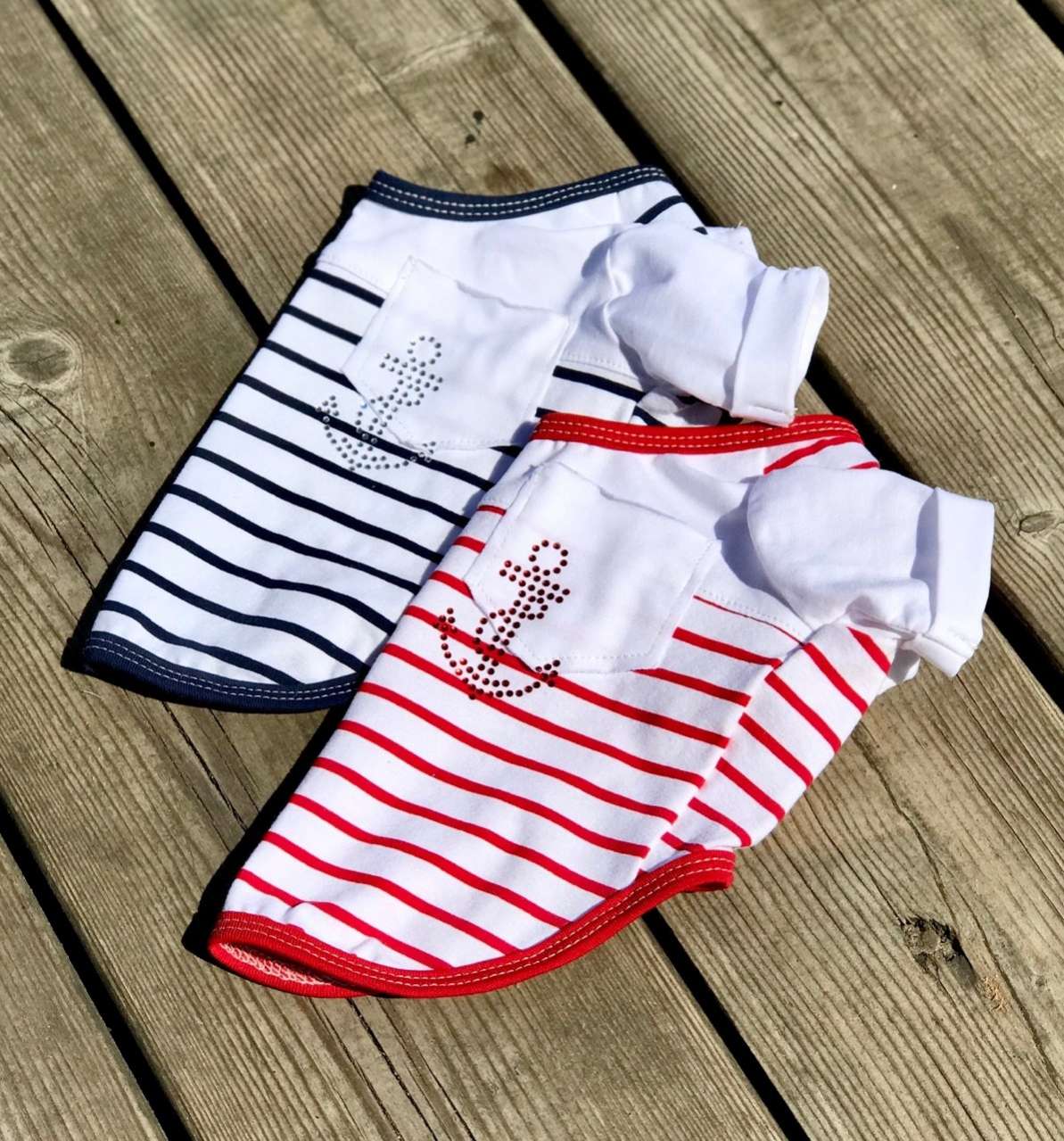 Футболка для собаки Premium Якорь