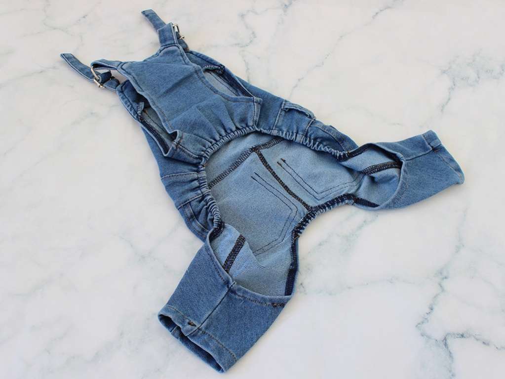 Комбинезон для собак джинсовый Pet Марио