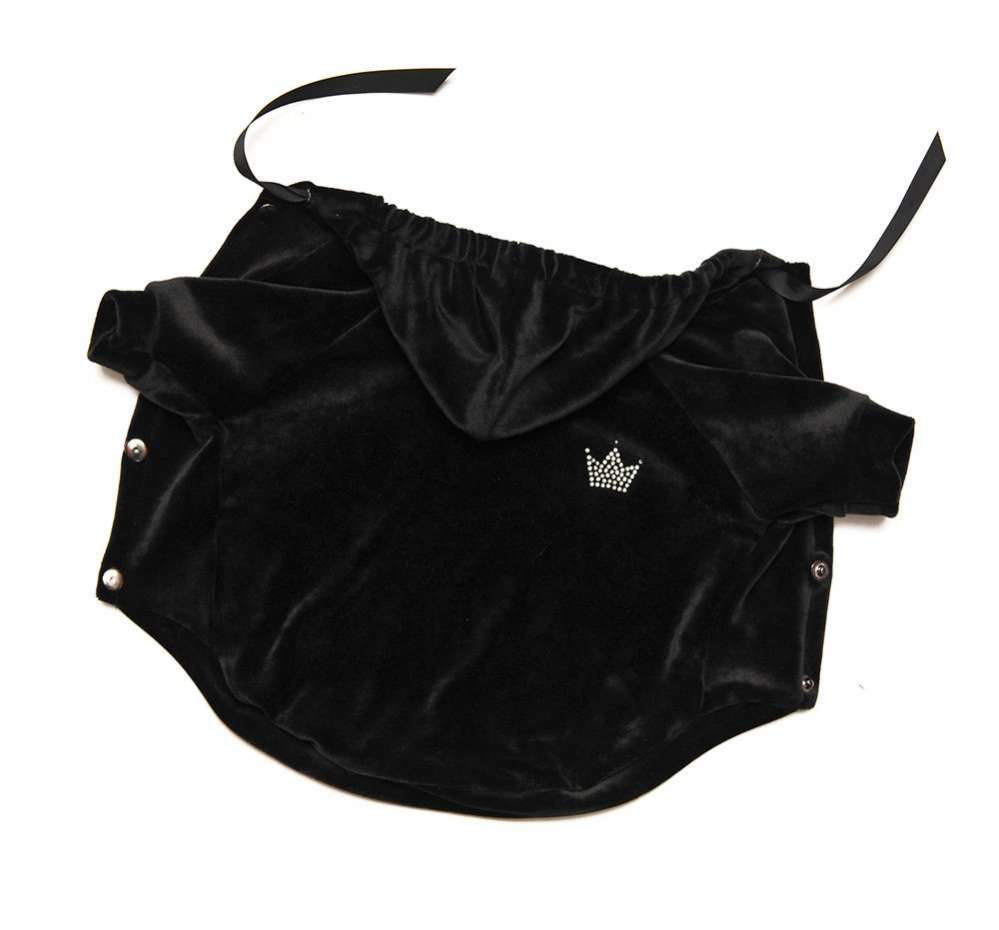 Толстовка для собак велюровая Premium Crown