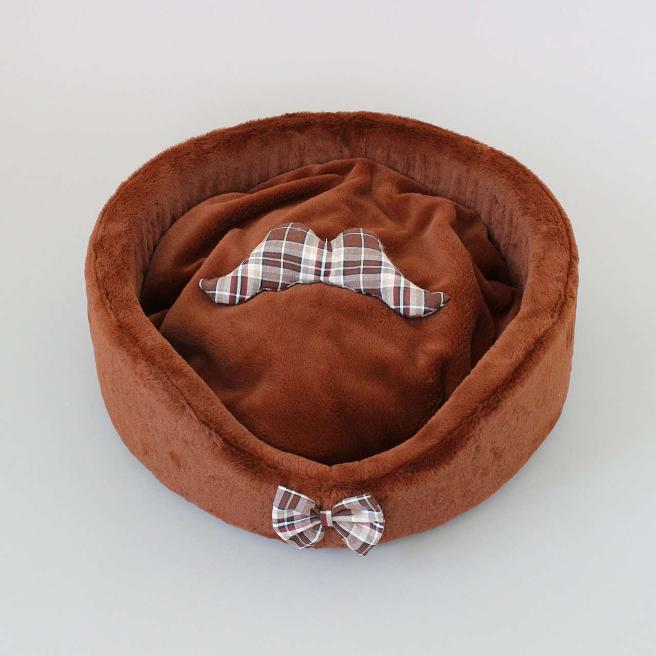 [Лежак] Лежанка для собак Puffy Каштан