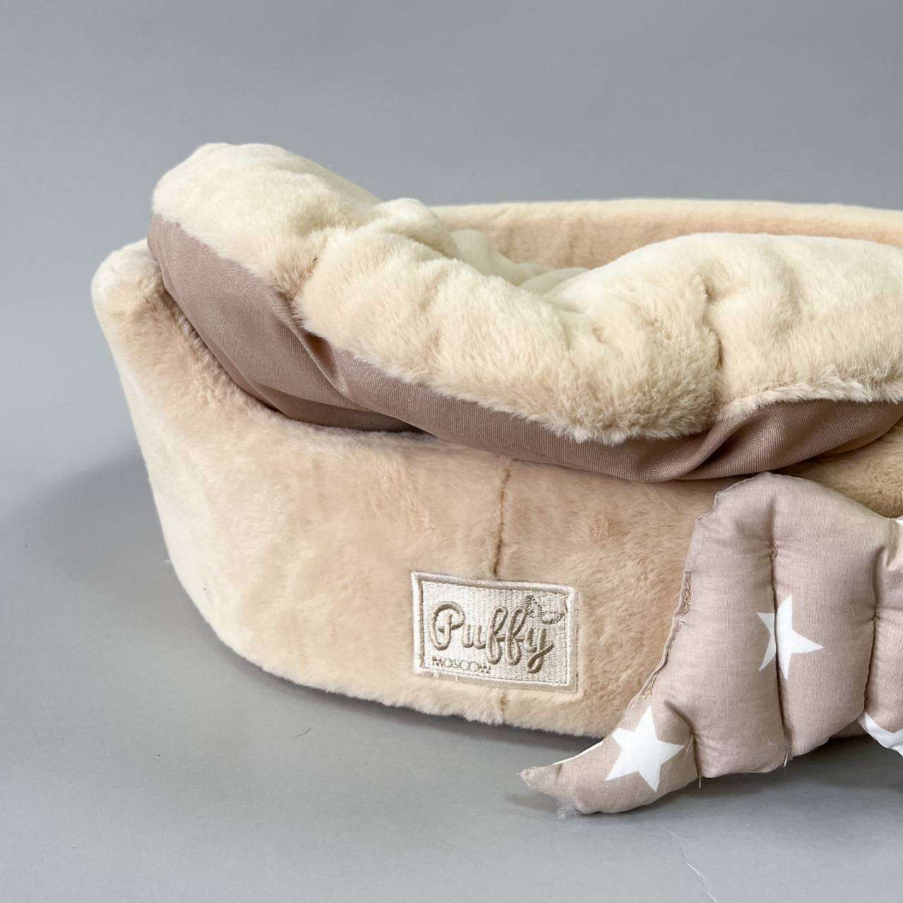 [Лежак] Лежанка для собак Puffy Нуга