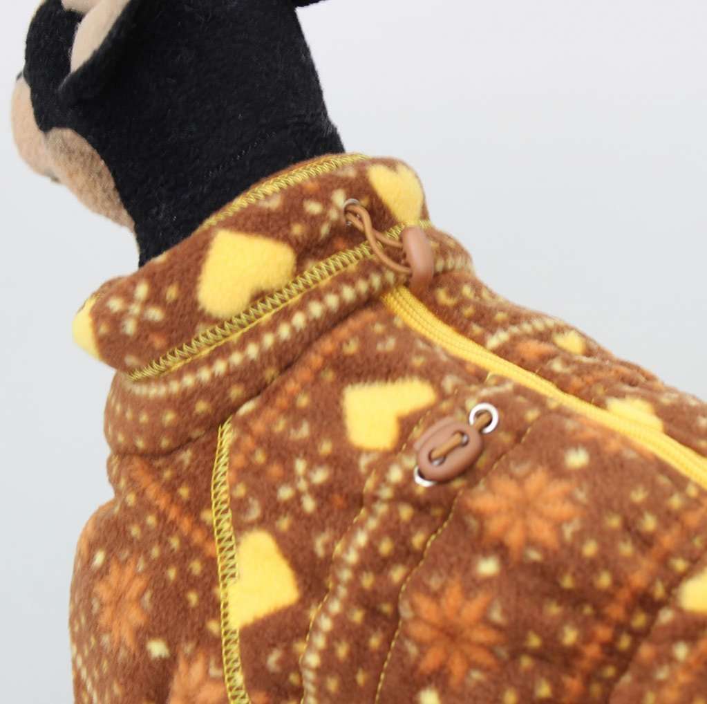 Зимний комбинезон для собак флисовый ForMyDogs Пряник