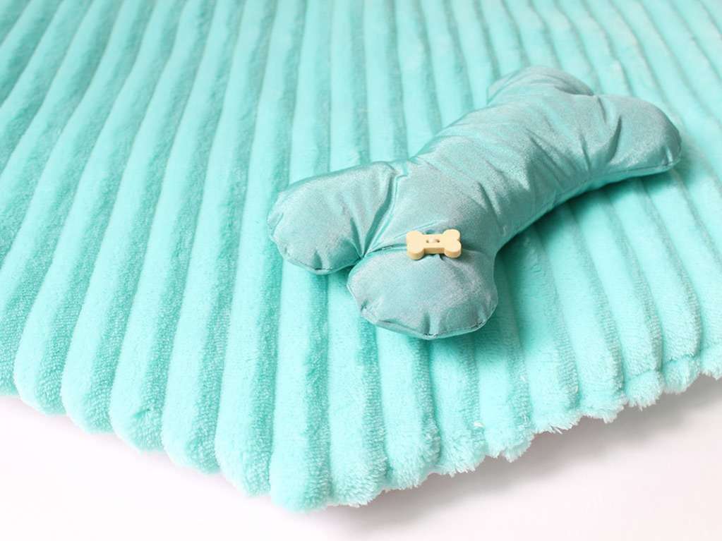 Матрас для собак Puffy Сердце мятный