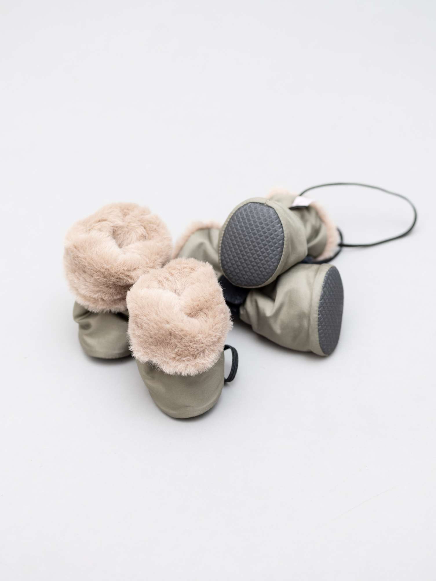 Зимние мешочки Подтяжки Олива