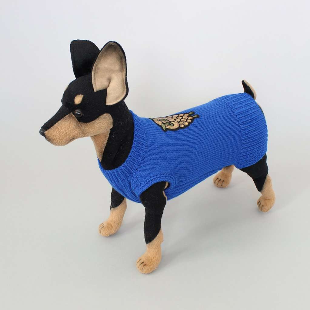 Вязаный свитер для собаки Puffy Филин