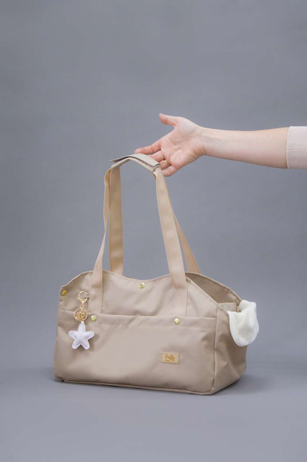 Летняя сумка-слинг Puffy Австралия бежевая