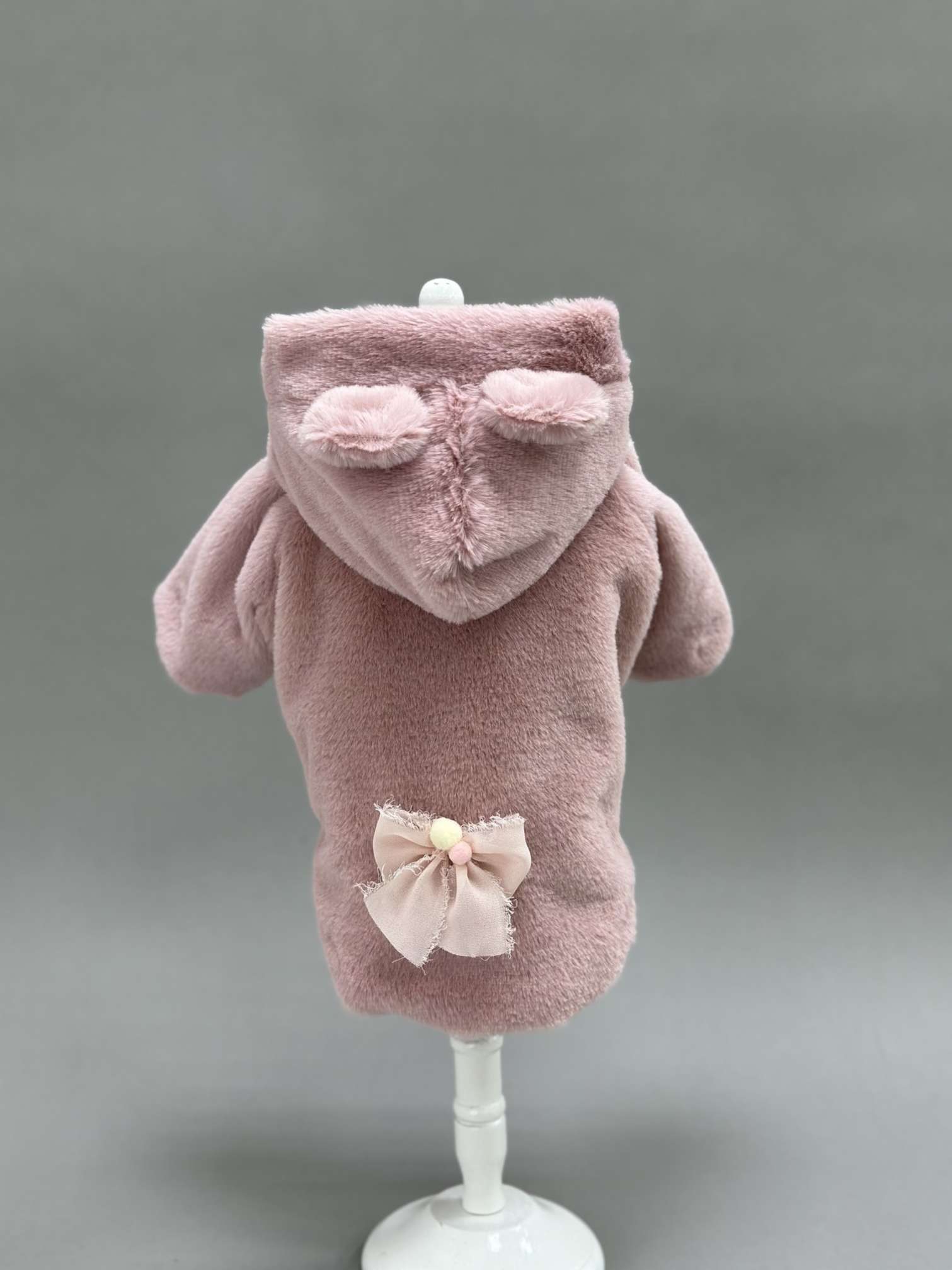 Шуба Puffy Тедди розовая