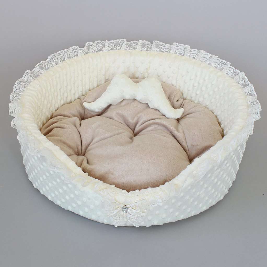 [Лежак] Лежанка для собак Puffy Пломбир