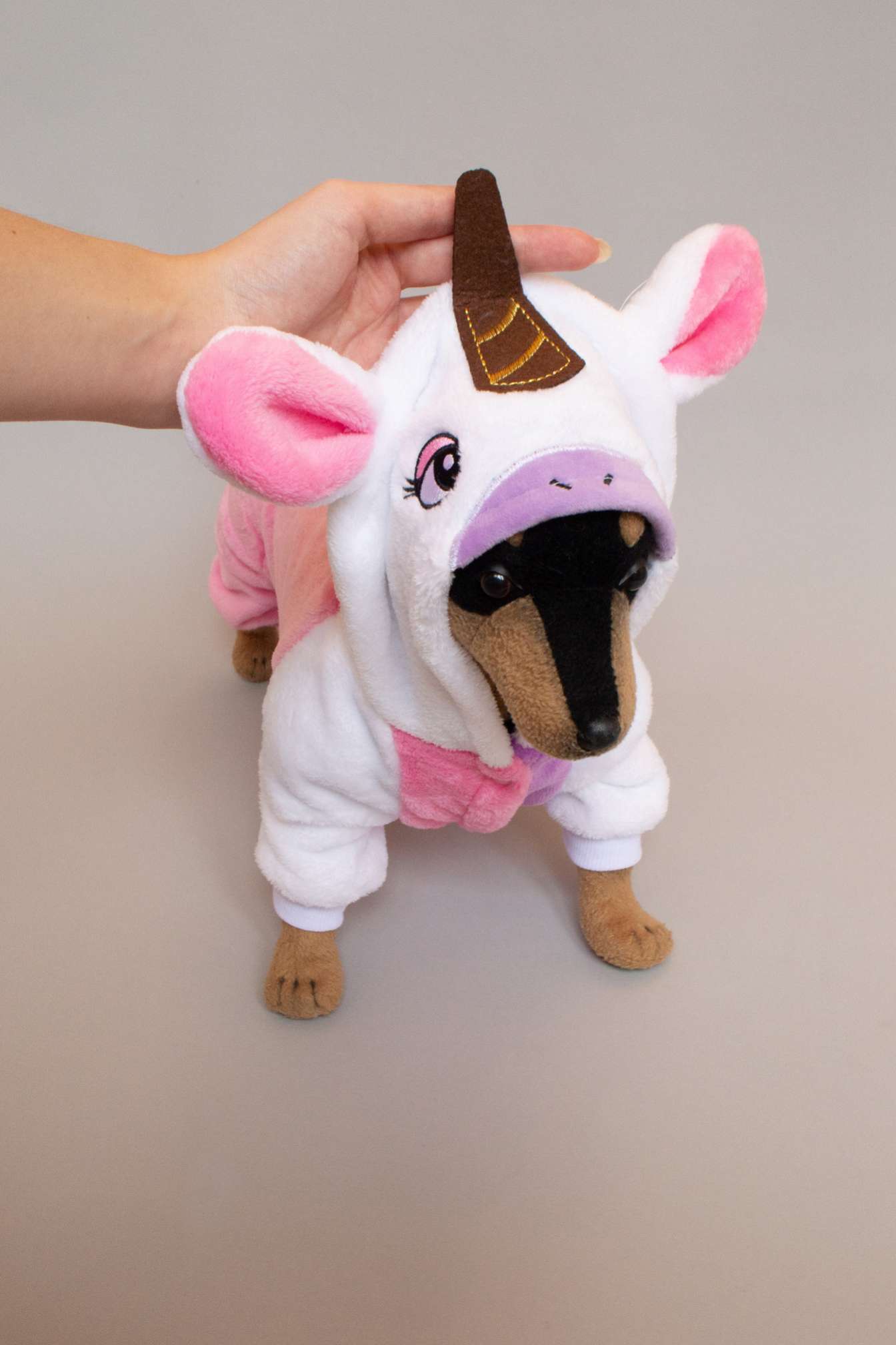 Костюм для собак плюшевый Pet Единорог