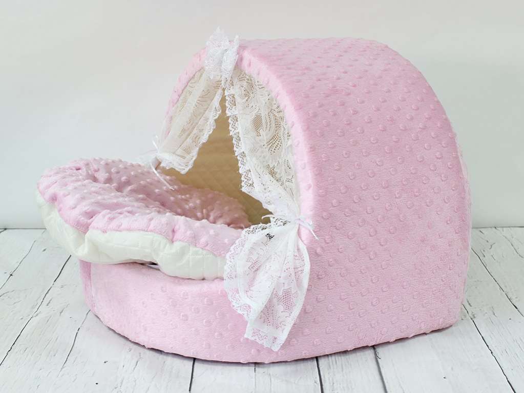 Домик для собаки со шторками Puffy Лилия