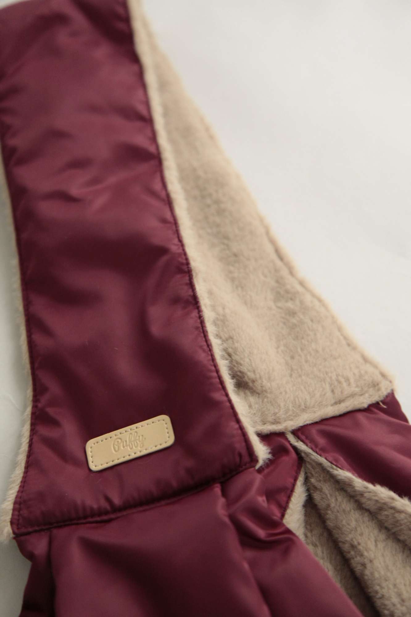 Гамак для собак Puffy Бургунди теплая