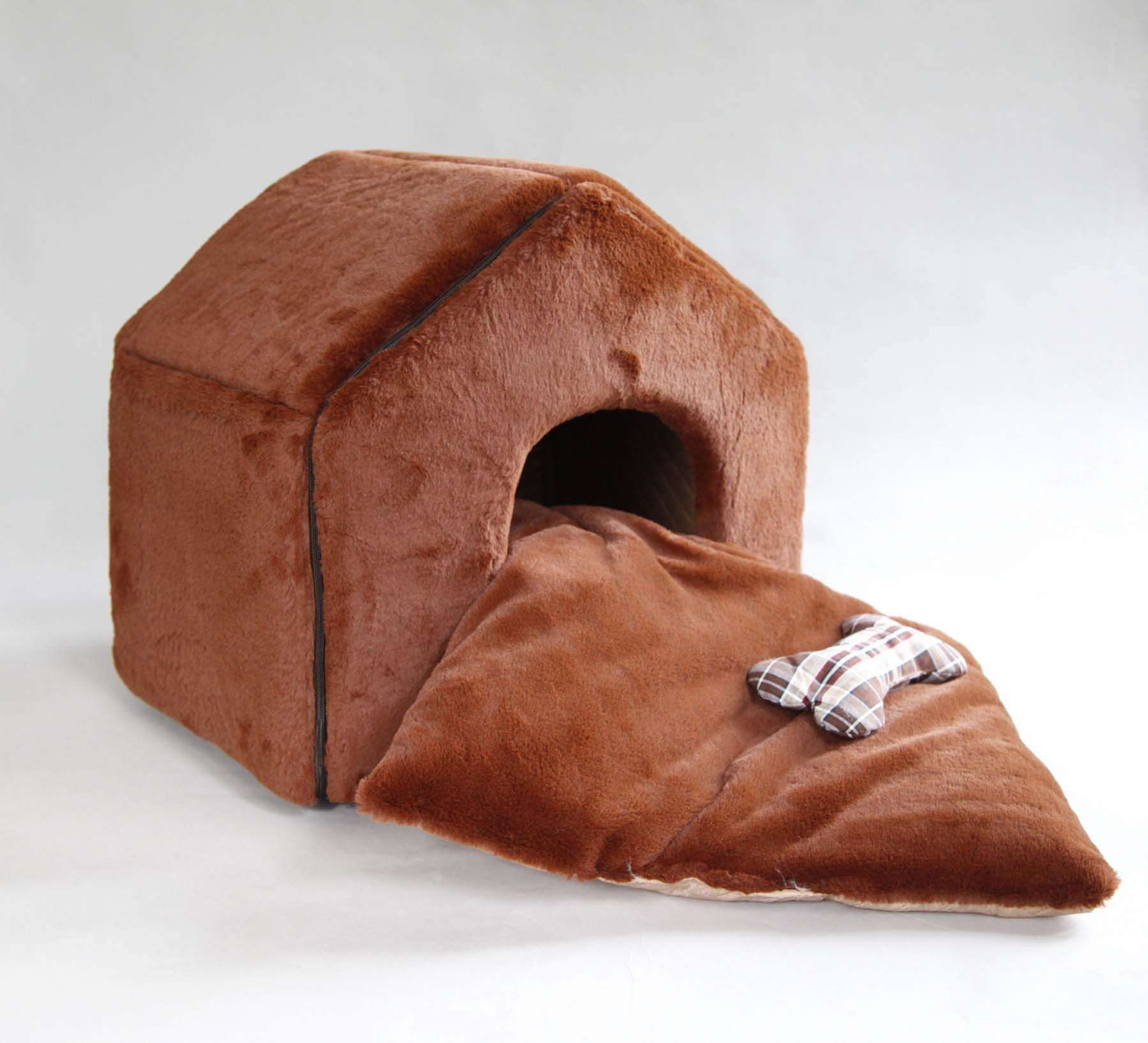 Домик для собаки Puffy Fancy Каштан