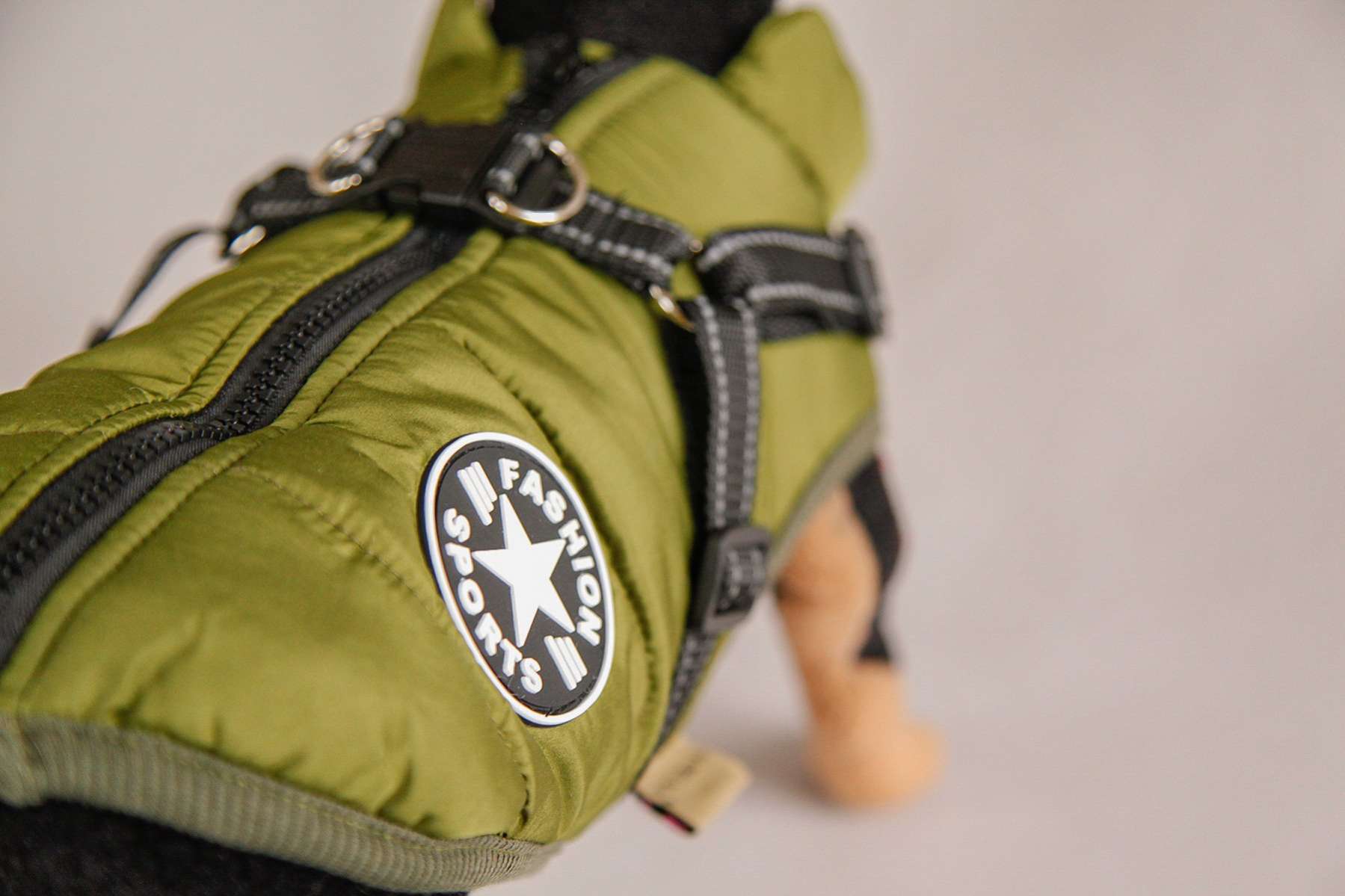 Жилет со шлейкой для собаки утепленный Pet Фикси